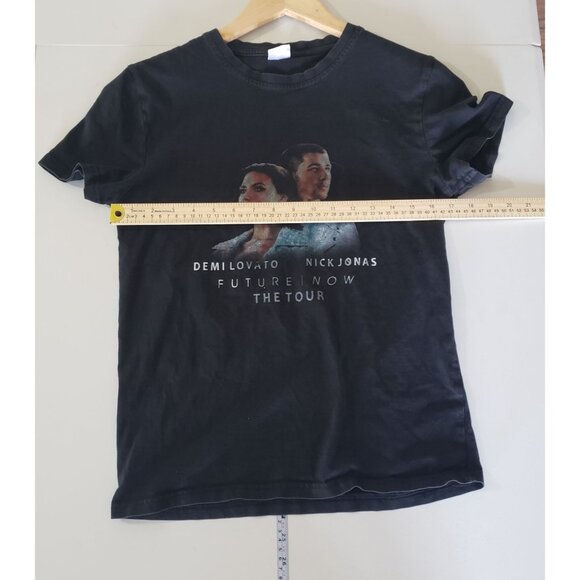 Demi Lovato Nick Jonas Future Now Tour Concert Tee Short Sleeve Size S Cotton - Picture 3 of 4